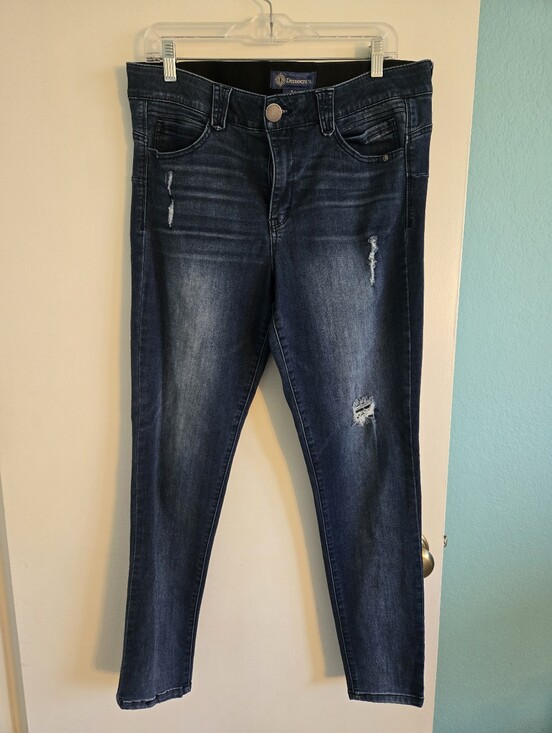 Democracy Denim - Democracy Dark Blue Ab Technology Jeans Size 14